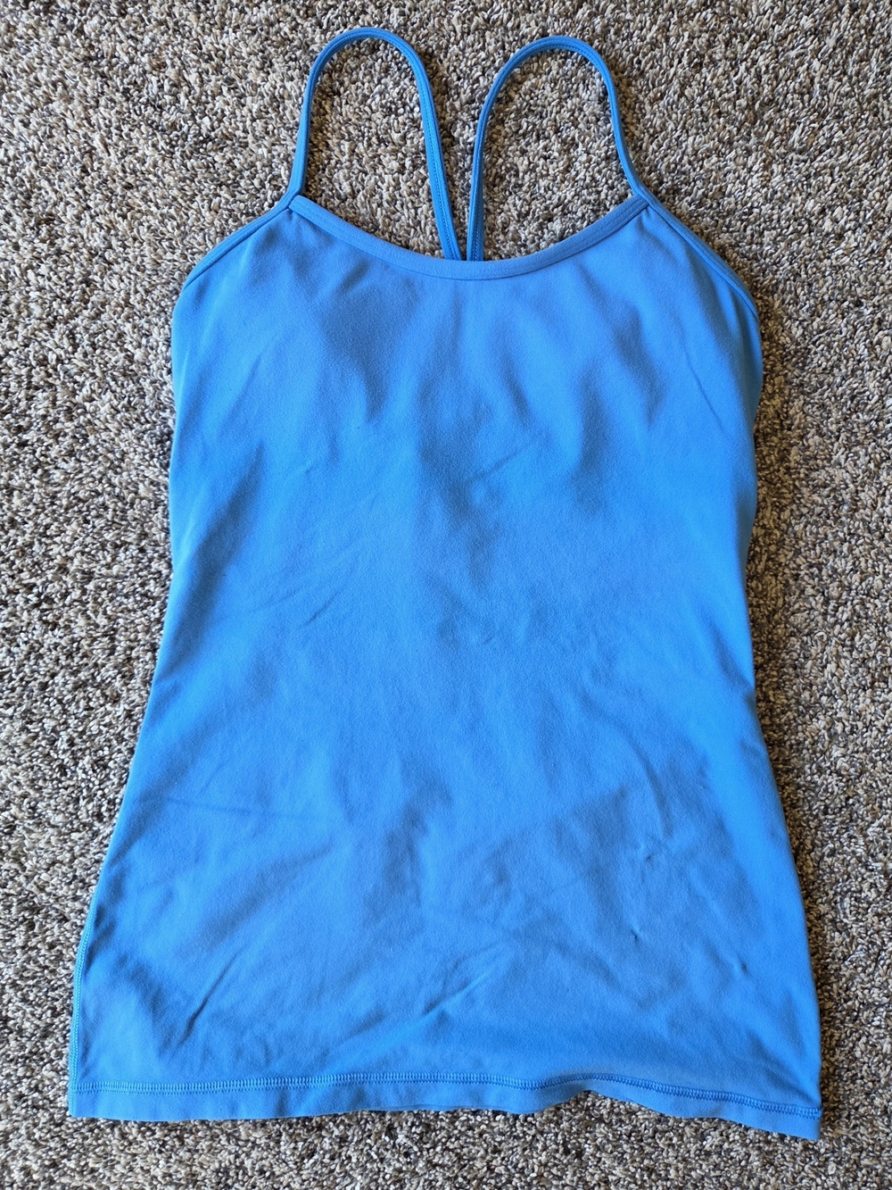 lululemon athletica Blue Tank Top